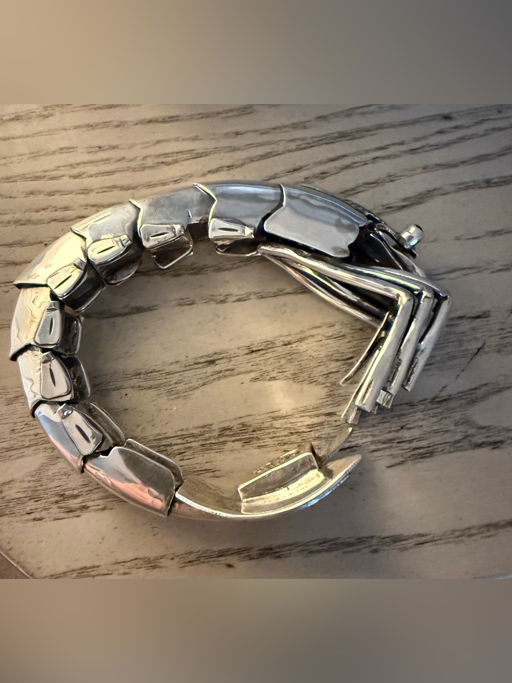 Taxco Nacho Gomez Statement Shrimp Bracelet